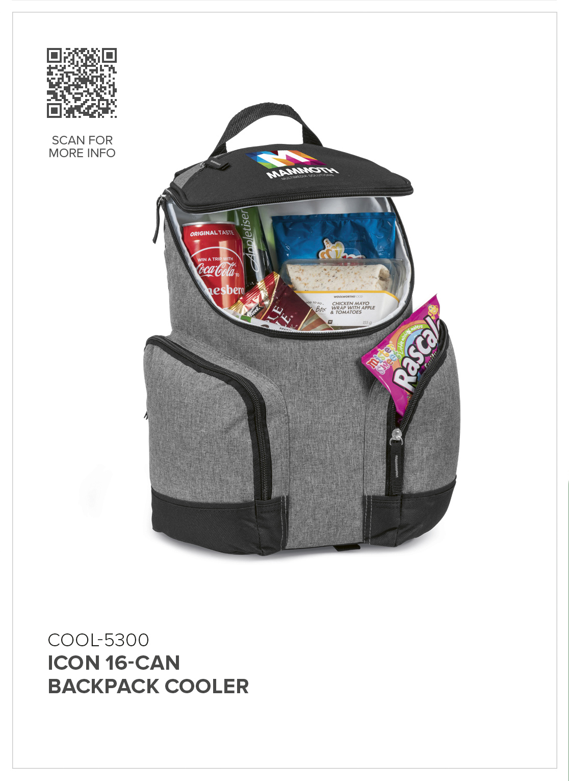 Icon 16-Can Backpack Cooler